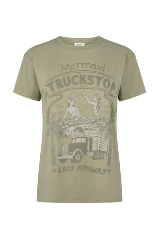 Mermaid Truckstop Biker Tee