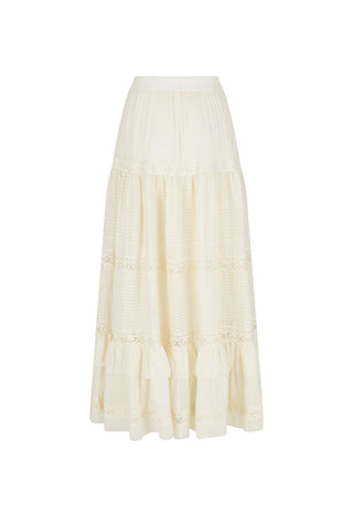 an-off-white-tiered-maxi-skirt-with-delicate-lace-and-eyelet-embroidery-shown-against-a-plain-white-background