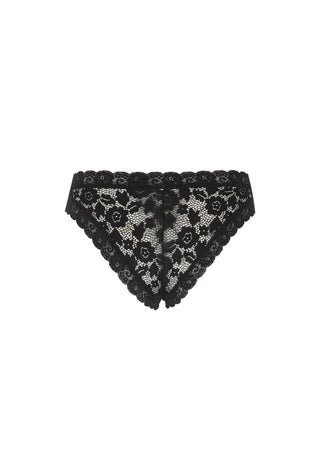 Lovers Lace Brief - Onyx