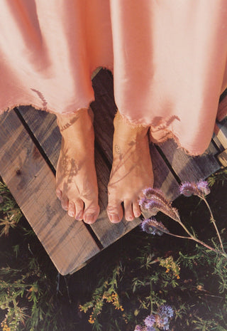 Poison Peach Maxi Skirt