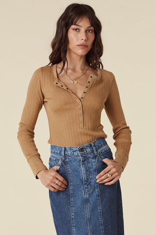 Stella Rib Henley Top