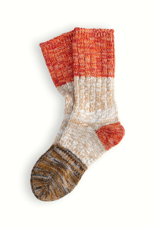 Thunders Love - Charlie Cotton Collection Socks - Brown and Red