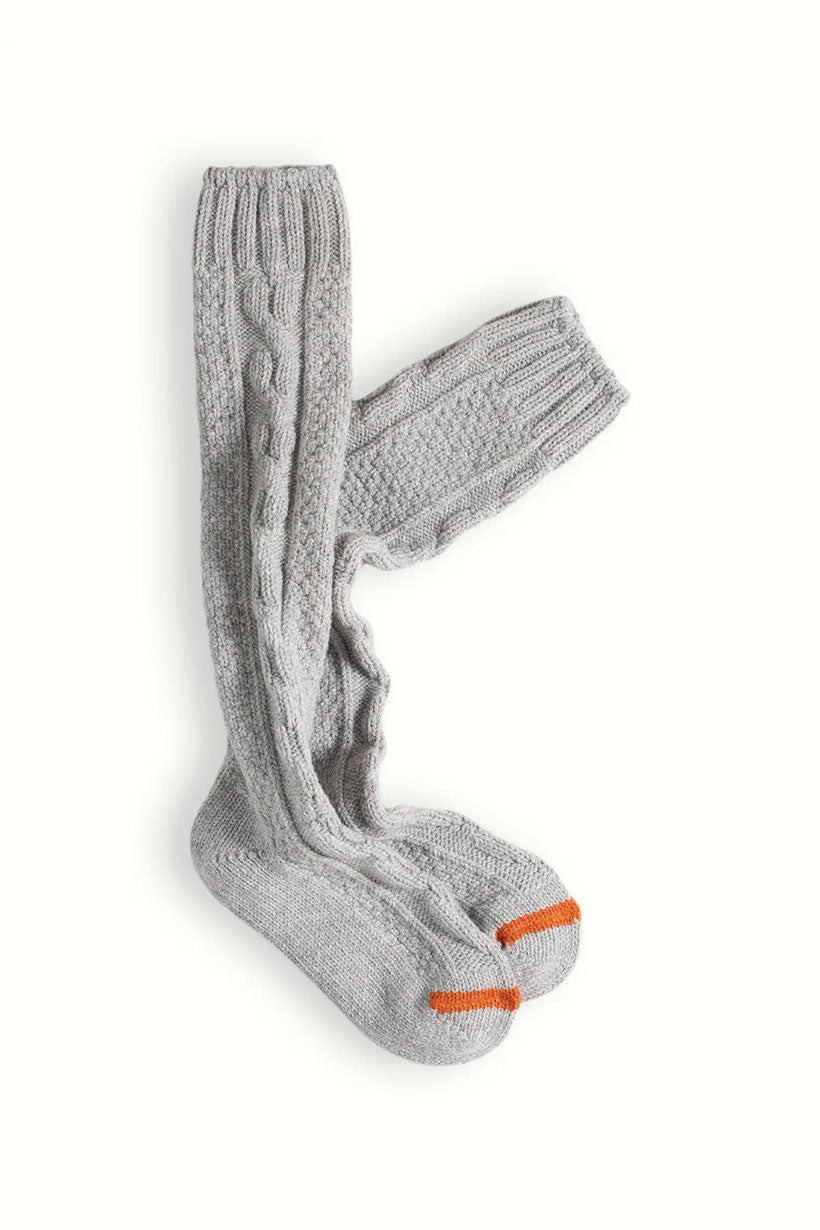 Thunders Love - Wool Collection High Knee Cable Knit Sock