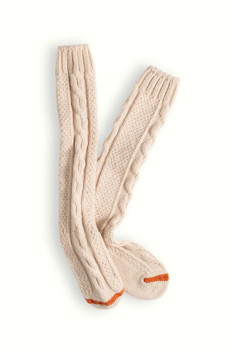Thunders Love - Wool Collection High Knee Cable Knit Sock