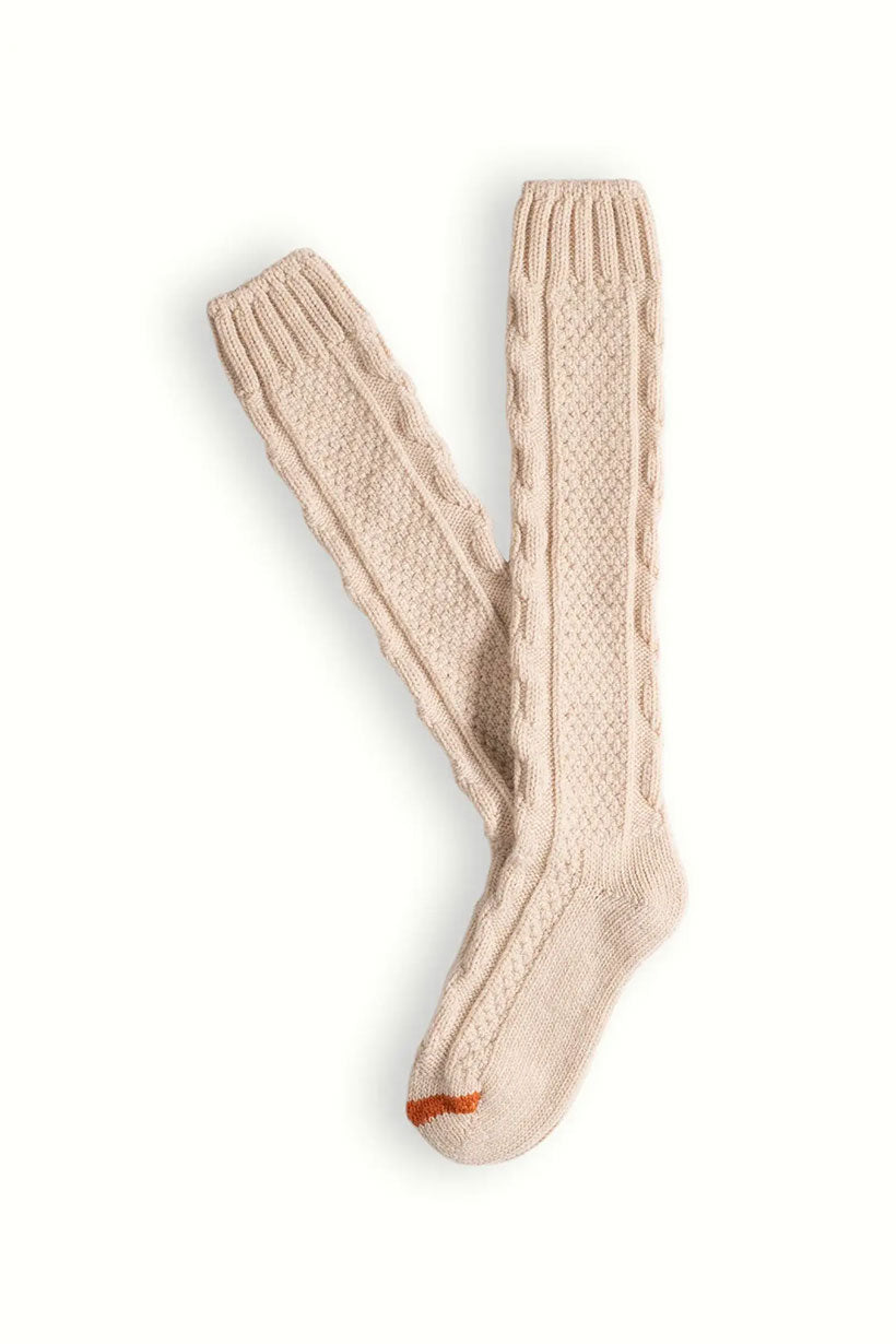Thunders Love - Wool Collection High Knee Cable Knit Sock