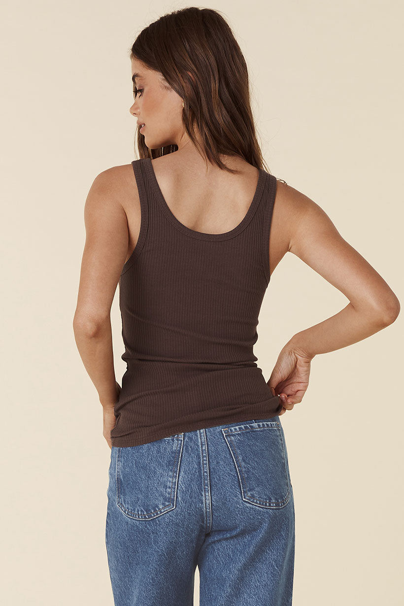 Spell Staples Rib Singlet Tank