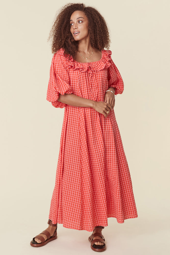 Strawberry Fields Midi Dress – SPELL