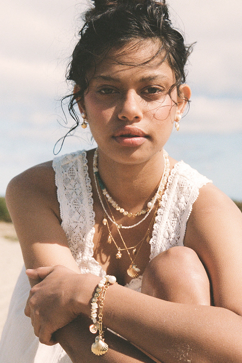 Summertime Pearl Earrings